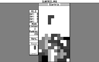 Slartris atari screenshot